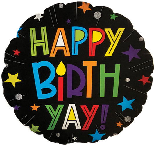 BirthYAY Foil Balloons