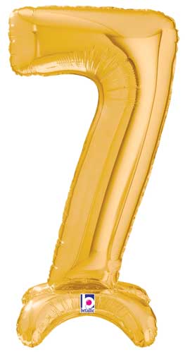 StandUp Gold Number 7 Megaloon Balloon