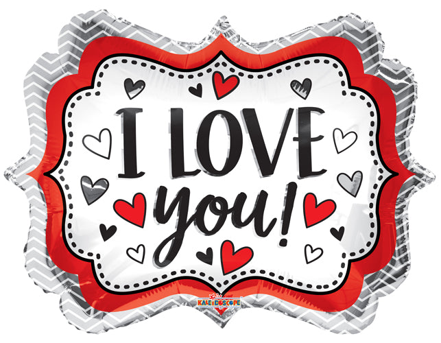 I Love You Marquee Shape