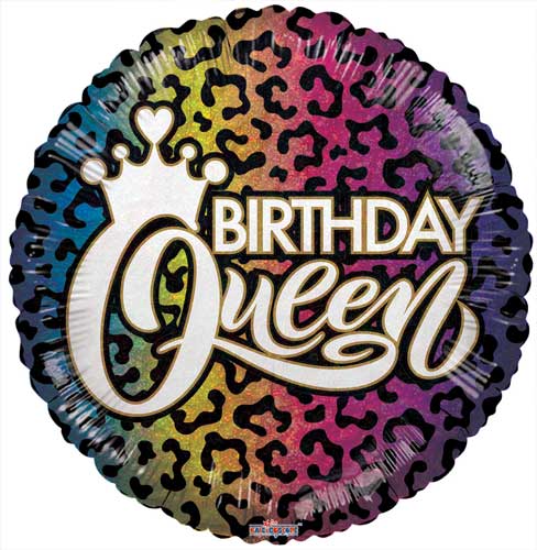 Birthday Queen Foil Balloons