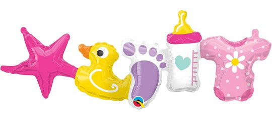 Baby Girl Garland - 2 Pack