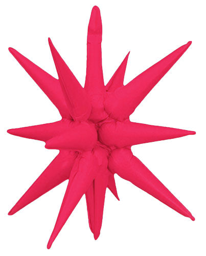 22 Inch Neon Red Starburst
