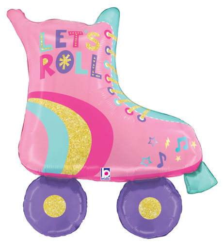 Pink Roller Skate Shape