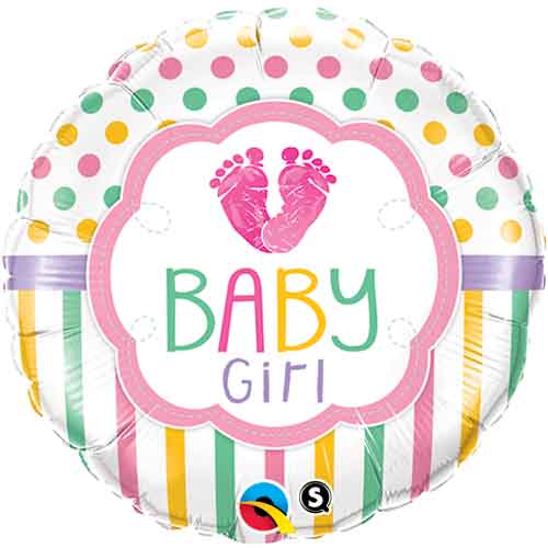 Baby Girl Foil Balloons