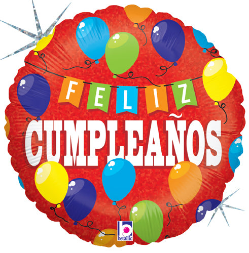 Fiesta de Cumpleaños Foil Balloons