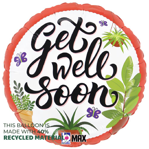 Get Well Soon Plans Foil Balloons