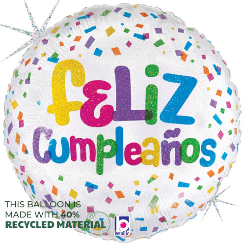 Confeti de Cumpleaños Foil Balloons