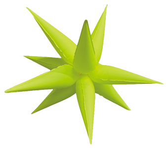 26 Inch Neon Yellow Starburst
