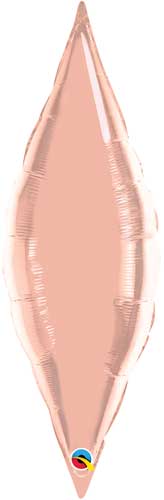 Taper Rose Gold Foil Balloons