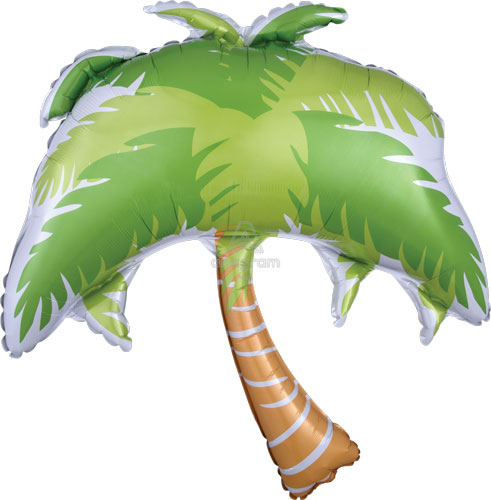 Palm Tree Summer Scene Shape