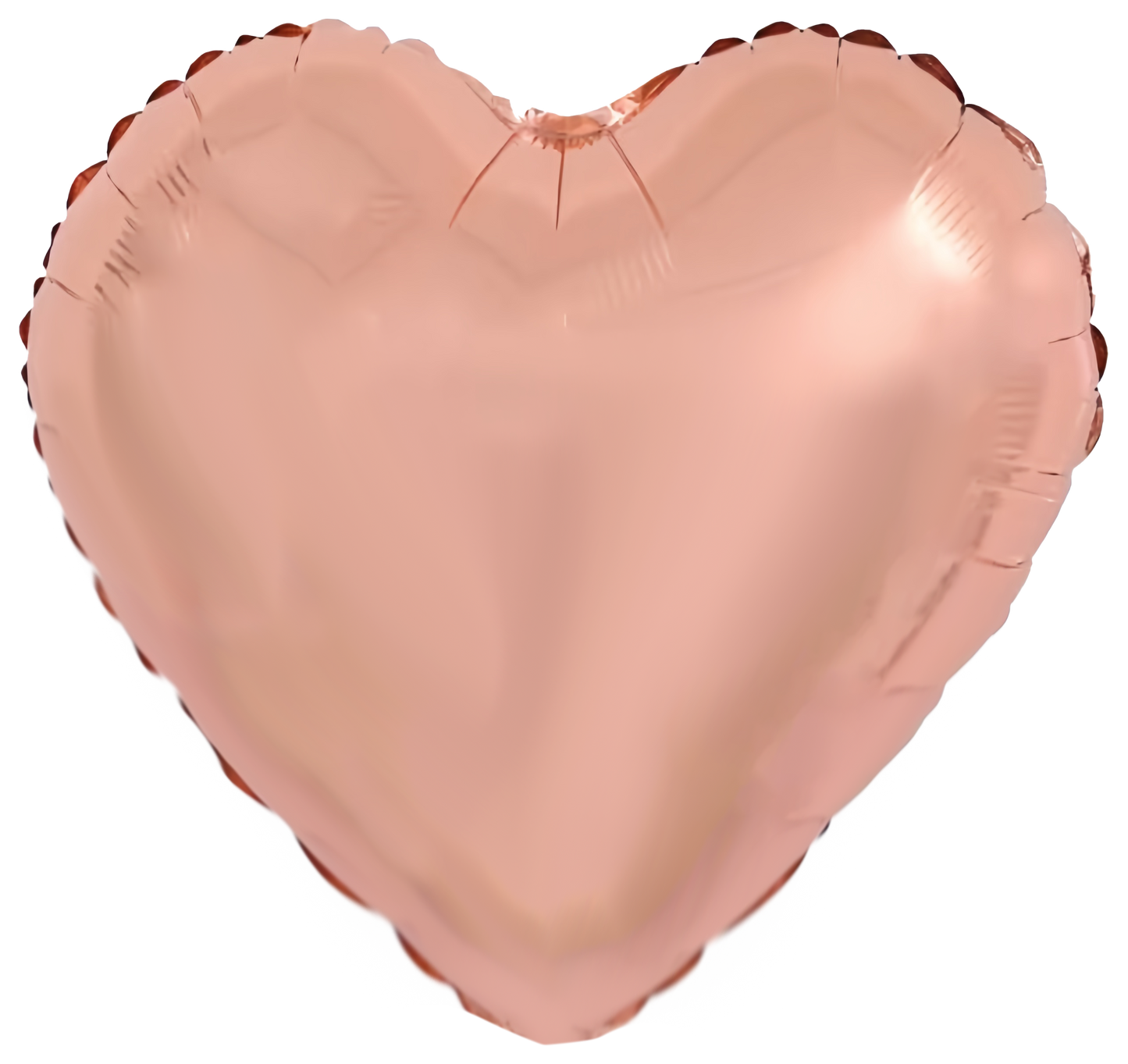 4 inch Rose Gold Deco Heart