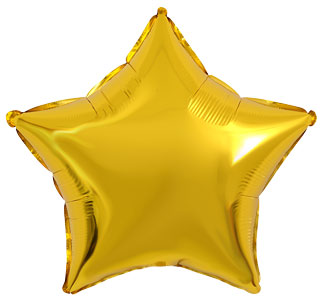 36 inch Deco Gold Star