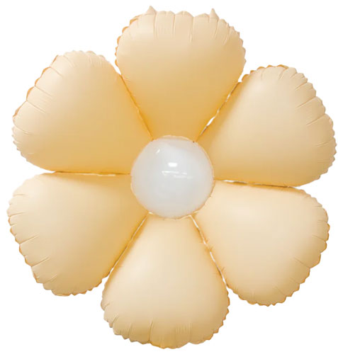 24 inch DecoFlower Peach Daisy Shape