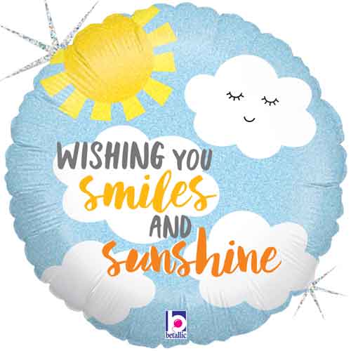 Wishing You Smiles & Sunshine Balloons