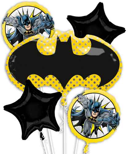 Batman Balloon Bouquet
