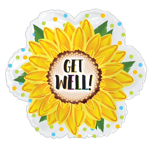 Get Well Colorful Foil Balloon
