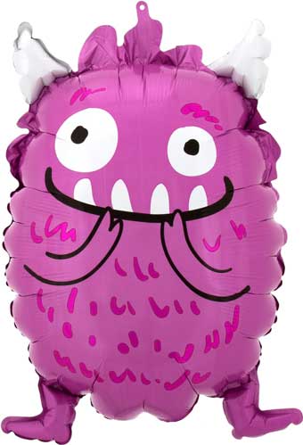 Happy Little Monster Junior Shape Foil Balloons