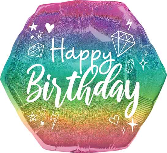 Birthday Sparkle Shape