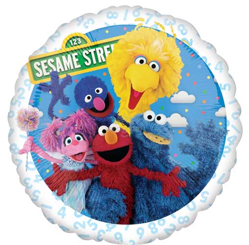 Sesame Street Foil Balloons