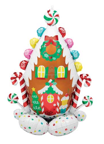 AirLoonz Gingerbread House Shape