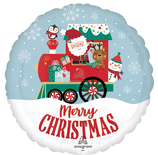 North Pole Express Christmas Foil Balloons