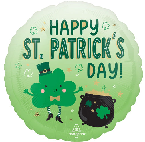 Lucky Charm St. Patrick's Day Foil Balloons