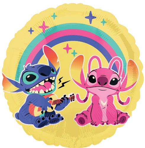 Stitch and Angel Foil Balloons