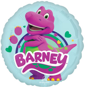 Barney Foil Balloons
