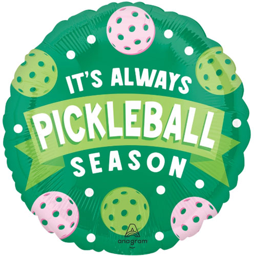 Pickleball Season Foil Balloons