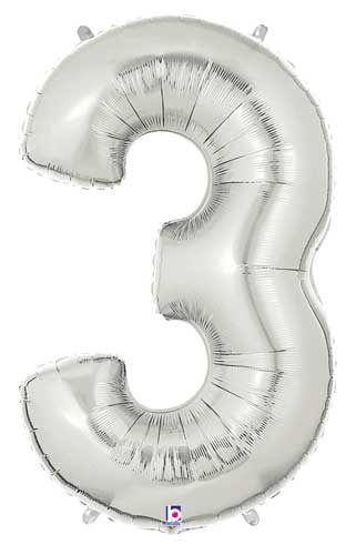 Megaloon Number 3 Balloons