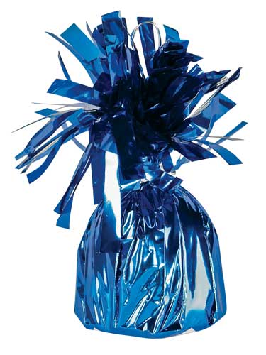 Blue Fringed Foil Weight