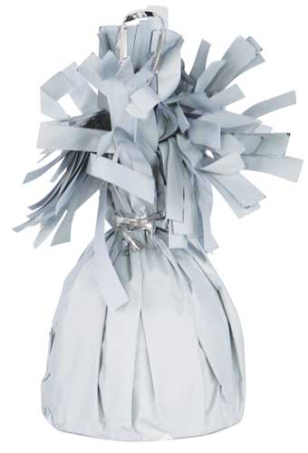 White Fringed Foil Weight