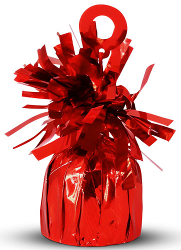 6oz Red Fringed Weight - Box of 12