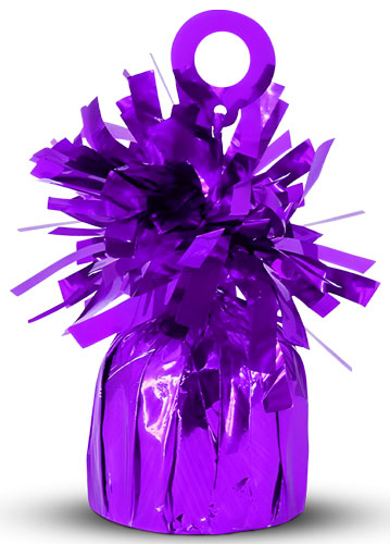 6oz Purple Fringed Weight - Box of 12