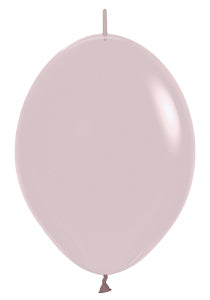 6 Pastel Dusk Rose Link-O-Loons