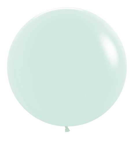 Pastel Matte Green Latex Balloons