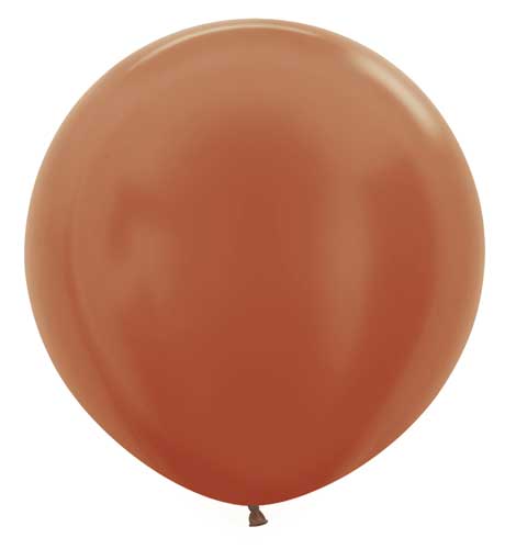 Metallic Copper Latex Balloons