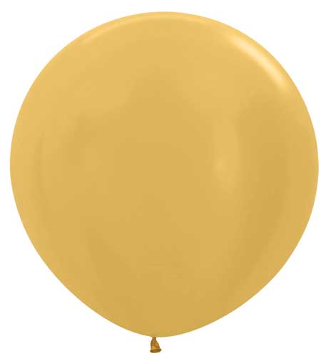 Metallic Gold Latex Balloons