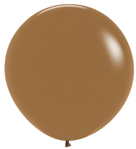 24 Deluxe Mocha Brown Sempertex Balloons