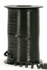 3/16 Black Curling Ribbon