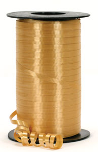 3/8 Gold Curling Ribbon