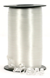 3/16 White Curling Ribbon
