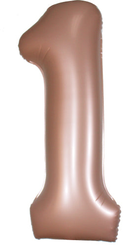 DecoNumber 1 Dusty Rose Balloon