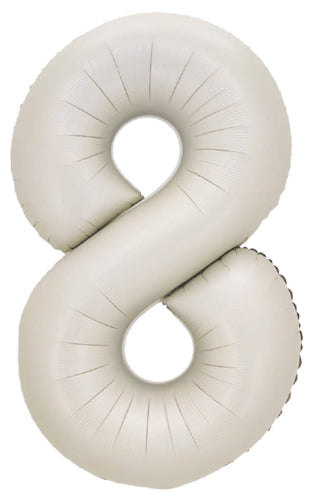 DecoNumber 8 Latte Balloon