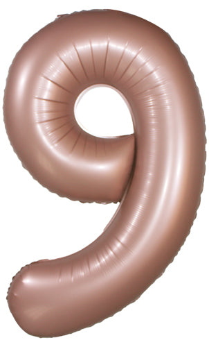 DecoNumber 9 Dusty Rose Balloon