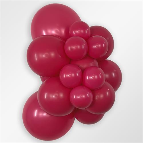 36 Deluxe Raspberry Sempertex Balloons
