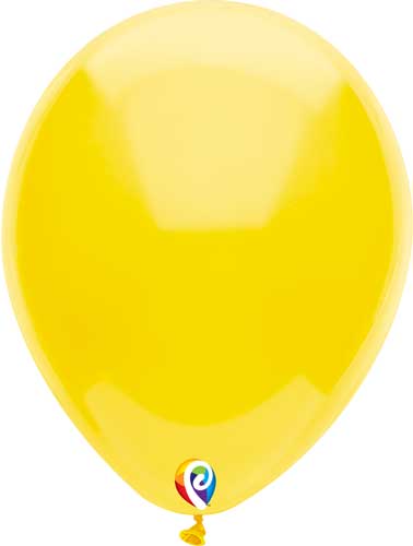 12 Funsational Yellow Balloons - 15 Count