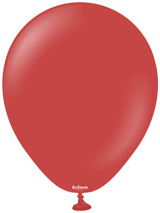 5 Standard Deep Red Kalisan Balloons