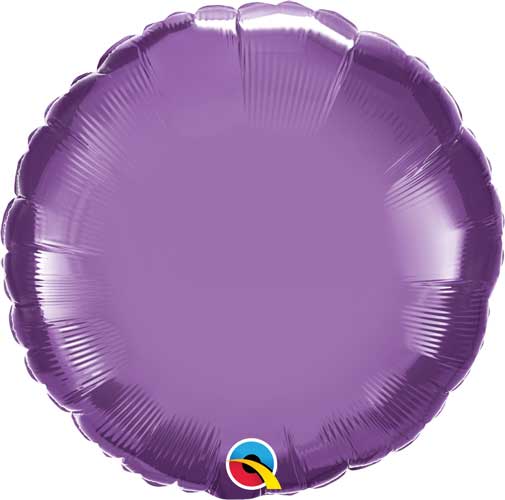 18 inch Chrome Purple Foil Balloons