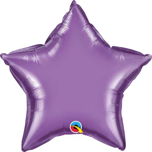 18 inch Chrome Purple Stars